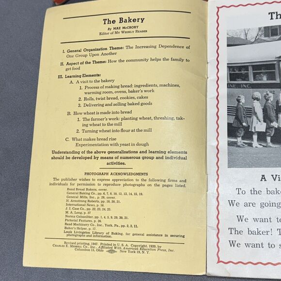 1940s Little Wonder Books Lot Of 6 Firemen Bakery Animal Families Vintage Kids - Picture 11 of 14